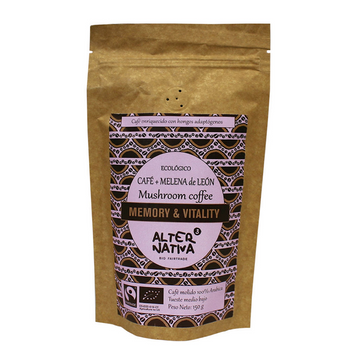 Kawa Mielona Arabica z Lion`S Mane Fair Trade Bezglutenowa BIO 150 g